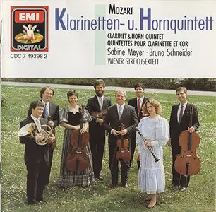 W.A. Mozart - Meyer / Schneider / Wiener Streichsextett - Klarinettenquintett & Hornquintett (1988)