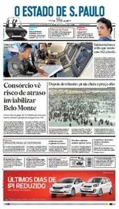 O Estado de São Paulo - 29 de dezembro de 2014 - Segunda