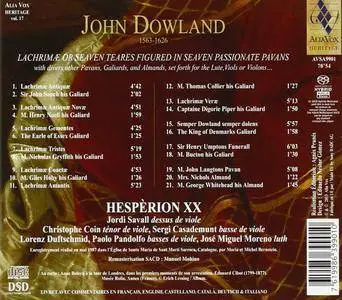 Jordi Savall & John Dowland - Dowland: Lachrimae or Seaven Teares (2013)