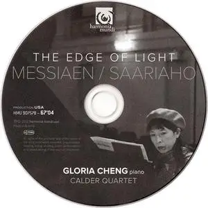 Gloria Cheng, Calder Quartet - Olivier Messiaen, Kaija Saariaho: The Edge Of Light (2012)