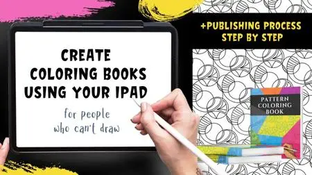 Create coloring books using your iPad - for people who can't draw