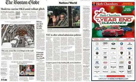 The Boston Globe – December 19, 2020