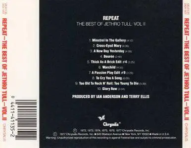 Jethro Tull - Repeat: The Best Of Jethro Tull, Vol. II (1977)