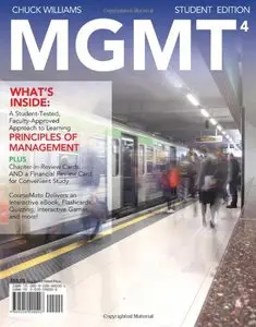 MGMT4 (with Management CourseMate with eBook Printed Access Card), 4 edition