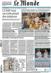 Le Monde & Suppléments du Mercredi 30 Novembre 2011