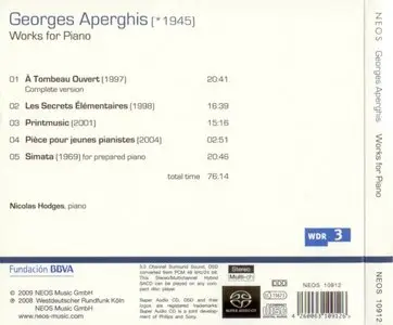 Georges Aperghis - Works for piano (2009)