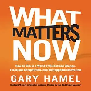 What Matters Now: How to Win in a World of Relentless Change, Ferocious Competition, and Unstoppable Innovation [Audiobook]