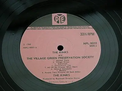 The Kinks - The Kinks Are the Village Green Preservation Society [Recent UK Mono Vinyl Reissue] 24bit 96kHz