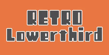 12 Retro Lowerthird - Project for After Effects (VideoHive)