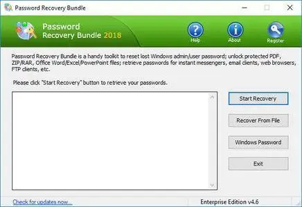 Password Recovery Bundle 2018 Enterprise Edition 4.6 Portable