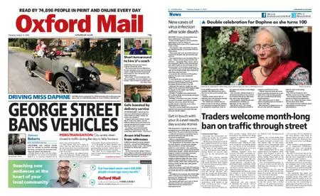 Oxford Mail – August 13, 2020