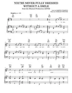 You're Never Fully Dressed Without A Smile - Annie Musical, Charles Strouse, Donald Craig, Harry Con (Piano-Vocal-Guitar