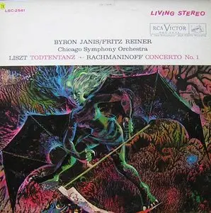 Byron Janis/Fritz Reiner Chicago Symphony Orchestra Liszt Todtentantz/Rachmaninoff Concerto No. 1 [24bit/96kHz Stereo LP]