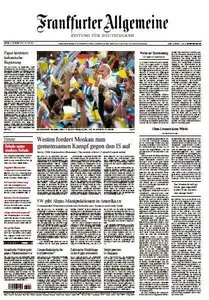 Frankfurter Allgemeine Zeitung FAZ - 21 September 2015