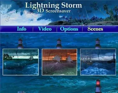  Lightning Storm 3D ScreenSaver