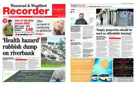 Wanstead & Woodford Recorder – January 11, 2018