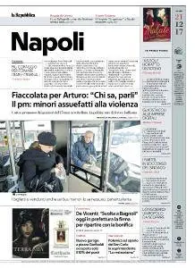 la Repubblica Napoli - 21 Dicembre 2017