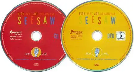 Beth Hart & Joe Bonamassa - Seesaw (2013) CD + DVD, Limited Edition