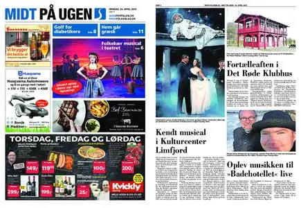 Skive folkeblad - Midt paa ugen – 24. april 2019