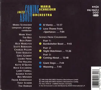 Maria Schneider Jazz Orchestra - Coming About (1996) {Enja ENJ-9069 2}