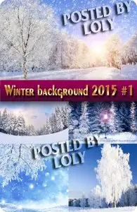 Winter backgrounds 2015 #1 - Stock Photo
