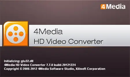 4Media HD Video Converter 7.7.0 Build-20121224