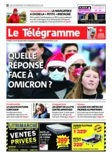 Le Télégramme Ouest Cornouaille – 27 décembre 2021