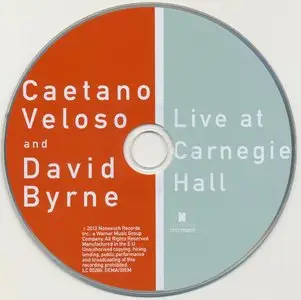 Caetano Veloso and David Byrne - Live At Carnegie Hall (2012) {Nonesuch 7559-79880-7}