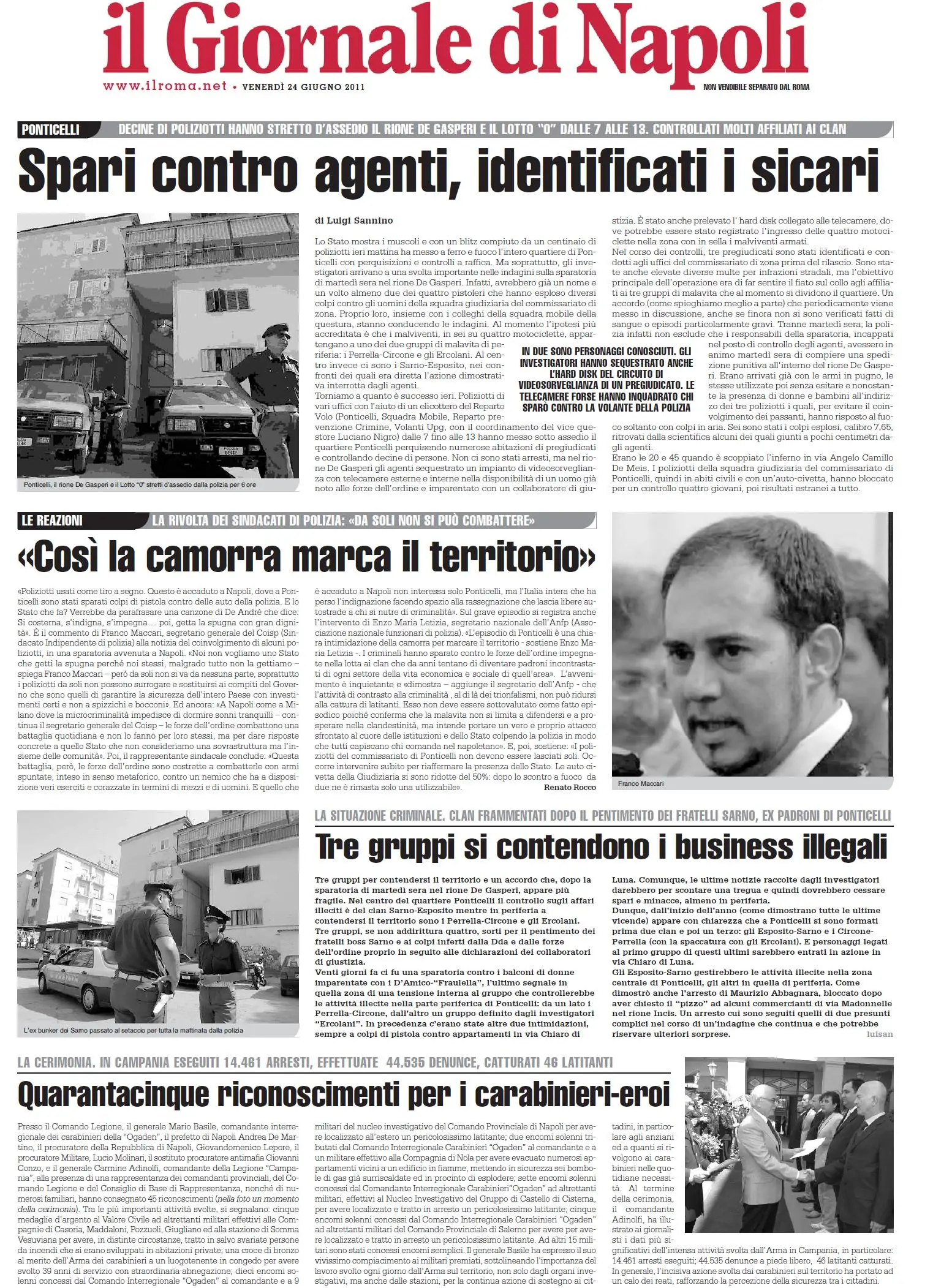 IL GIORNALE DI NAPOLI 23 24 GIUGNO 2011