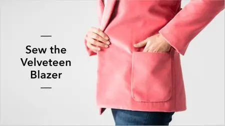 Sew the Velveteen Blazer