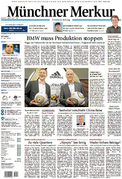 Münchner Merkur vom 21. April 2010