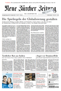 Neue Zürcher Zeitung, 26.11.2016