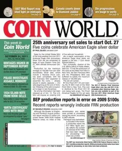 Coin World. October 31, 2011