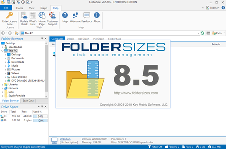 Key Metric Software FolderSizes 8.5.185 Enterprise Edition Portable