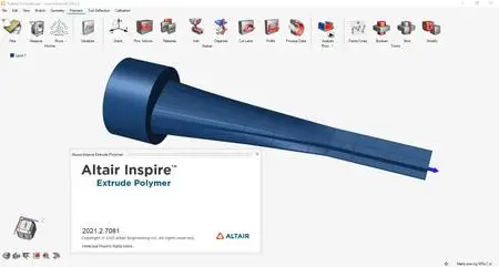 Altair Inspire Extrude 2021.2.0