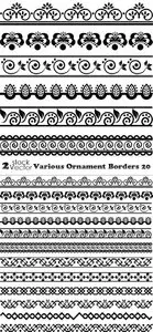 Vectors - Various Ornament Borders 20