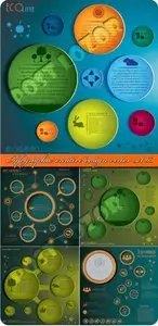 Infographic creative design vector set 63