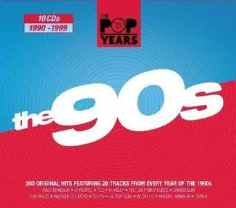 VA - Pop Years 90s (10CD, 2010)