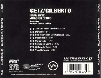 Stan Getz & Joao Gilberto - Getz Gilberto - MFSL