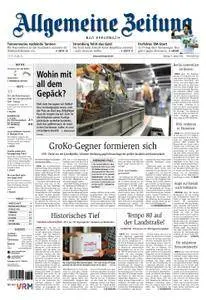 Allgemeine Zeitung Bad Kreuznach - 15. Januar 2018