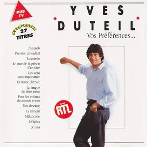 Yves Duteil - Vos préférences (1989)
