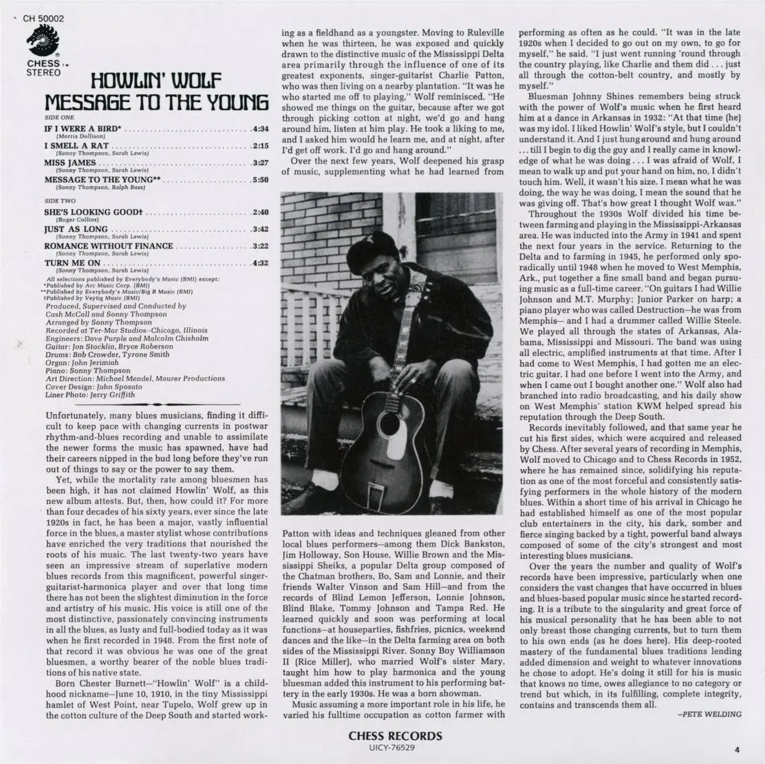 Howlin' Wolf - Message To The Young (1971) {Universal Music Japan UICY-76529 rel 2014}