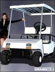 DAZ3D - ps_ac1675 - Golf Cart