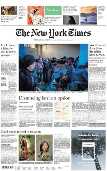 International New York Times 21 22 March 2020 Avaxhome