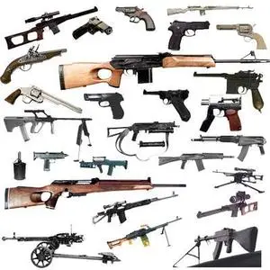 Guns - PNG Clipart for Photoshop