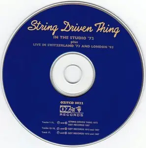 String Driven Thing - In The Studio '72 plus Live In Switzerland '73 and London '95 (1998) *RE-UP*