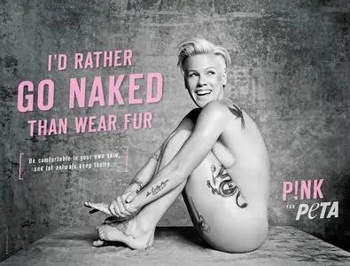 Pink - Ruven Afanador Photoshoot for PeTA