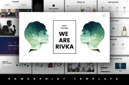 CreativeMarket - Rivka Minimal Powerpoint Template