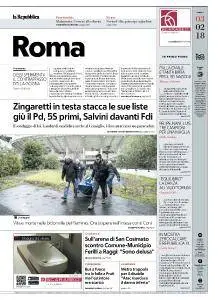 la Repubblica Roma - 3 Febbraio 2018