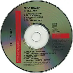 Nina Hagen - In Ekstase (German Version) (1985) {Columbia}